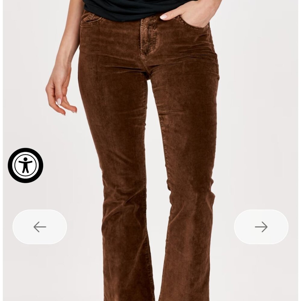 Dear John Rosa Flare Espresso Size 29